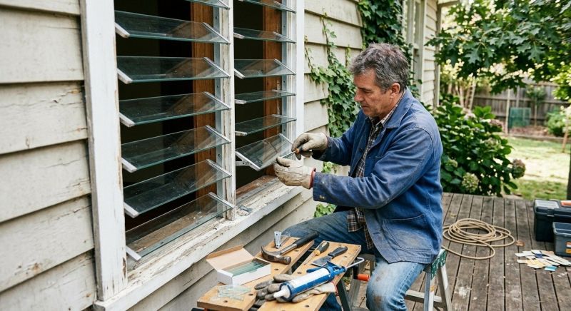 Louvre Window Repair in Olathe, KS