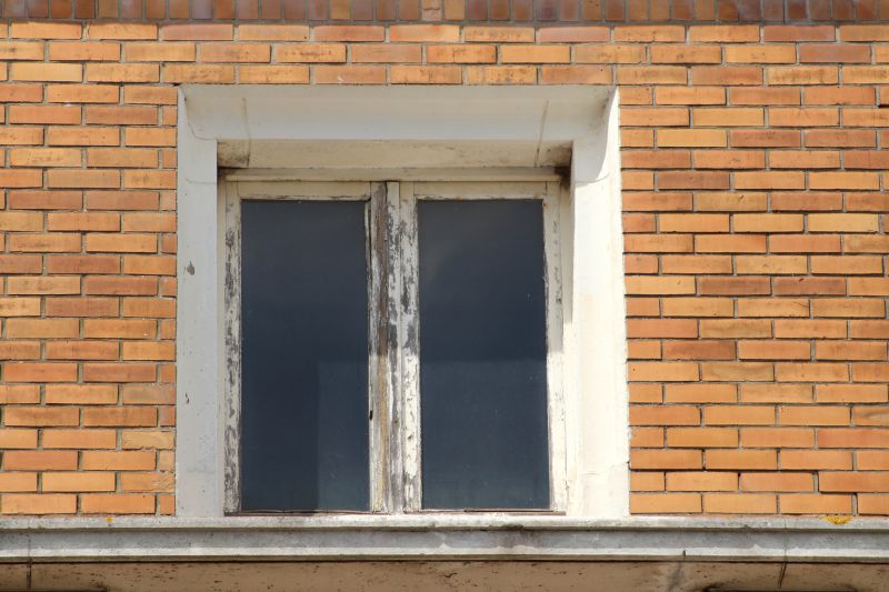 Repaired Transom Window Frame